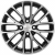 Khomen KHW 1506 6x15 4*100 ET40 DIA60.1 Black-FP Литой Khomen KHW 1506 6x15 4*100 ET40 DIA60.1 Black-FP Литой