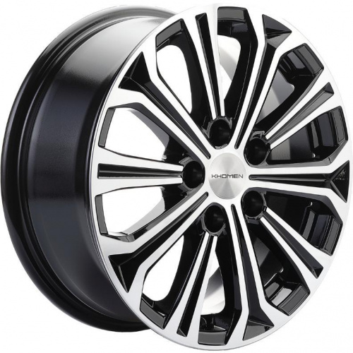 Khomen KHW 1610 6.5x16 5*114.3 ET45 DIA64.1 Black-FP Литой