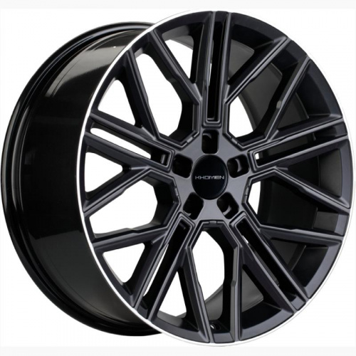 Khomen KHW 2101 9.5x21 5*120 ET49 DIA72.6 Black Литой