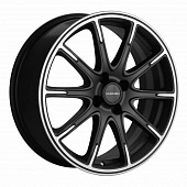 Khomen KHW 1707 6.5x17 4*100 ET41 DIA60.1 Black-FP Matt Литой