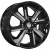 Khomen KHW 1501 6x15 4*100 ET50 DIA60.1 Black Литой