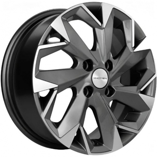 Khomen KHW 1402 5.5x14 4*100 ET43 DIA67.1 Gray-FP Литой