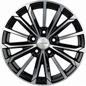 Khomen KHW 1611 6.5x16 5*114.3 ET45 DIA67.1 Black-FP Литой