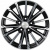 Khomen KHW 1611 6.5x16 5*110 ET46 DIA63.3 Black-FP Литой