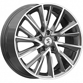 Скад KP010 7.5x18 5*108 ET36 DIA65.1 Алмаз графит Литой