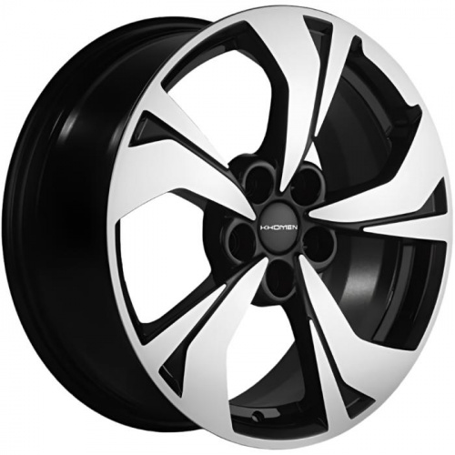 Khomen KHW 1724 7x17 5*114.3 ET48 DIA67.1 Black-FP Литой