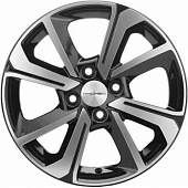 Khomen KHW 1501 6x15 4*98 ET36 DIA58.6 Black-FP Литой
