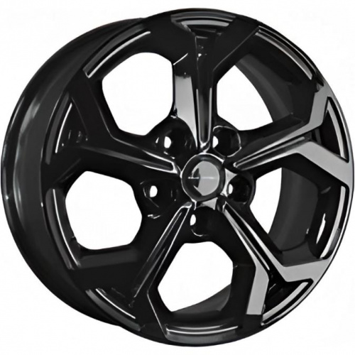 Khomen KHW 1606 6.5x16 5*114.3 ET43 DIA67.1 Black Литой