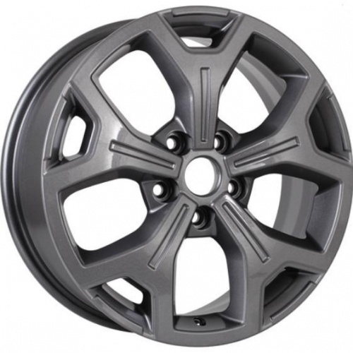 Khomen KHW 1710 7x17 5*108 ET33 DIA60.1 Black-FP Литой