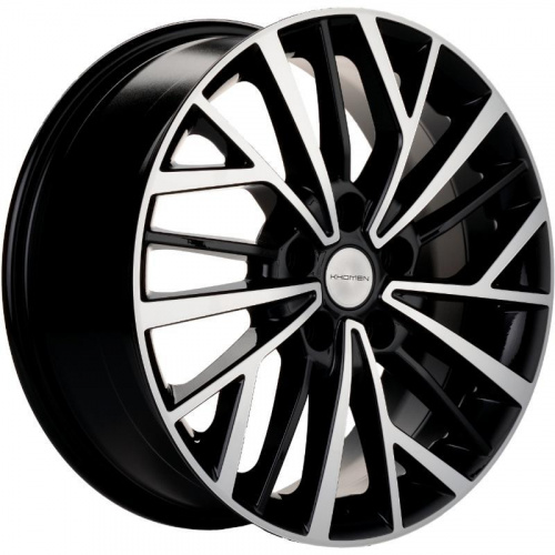 Khomen KHW 1717 7x17 5*114.3 ET45 DIA66.1 Black-FP Литой